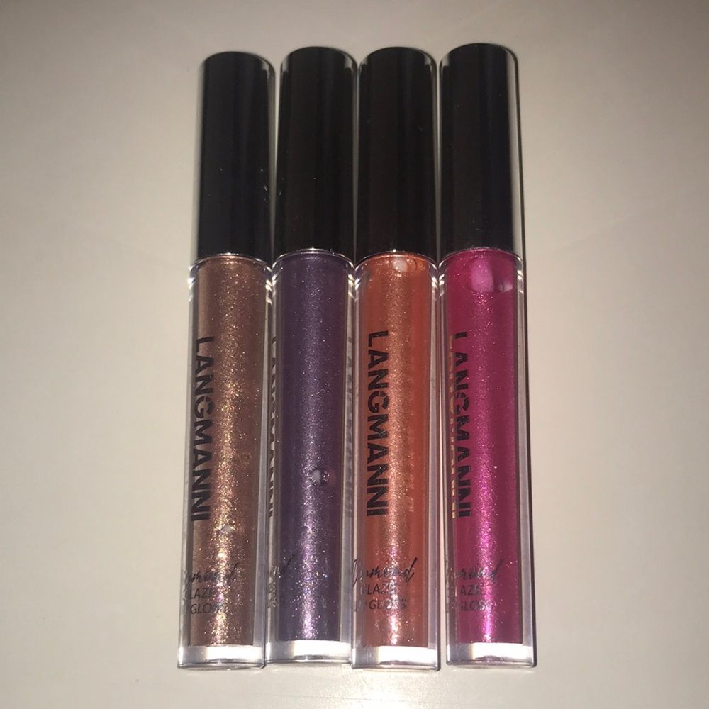 Diamond Glaze Shimmery Lip Gloss Set of 4